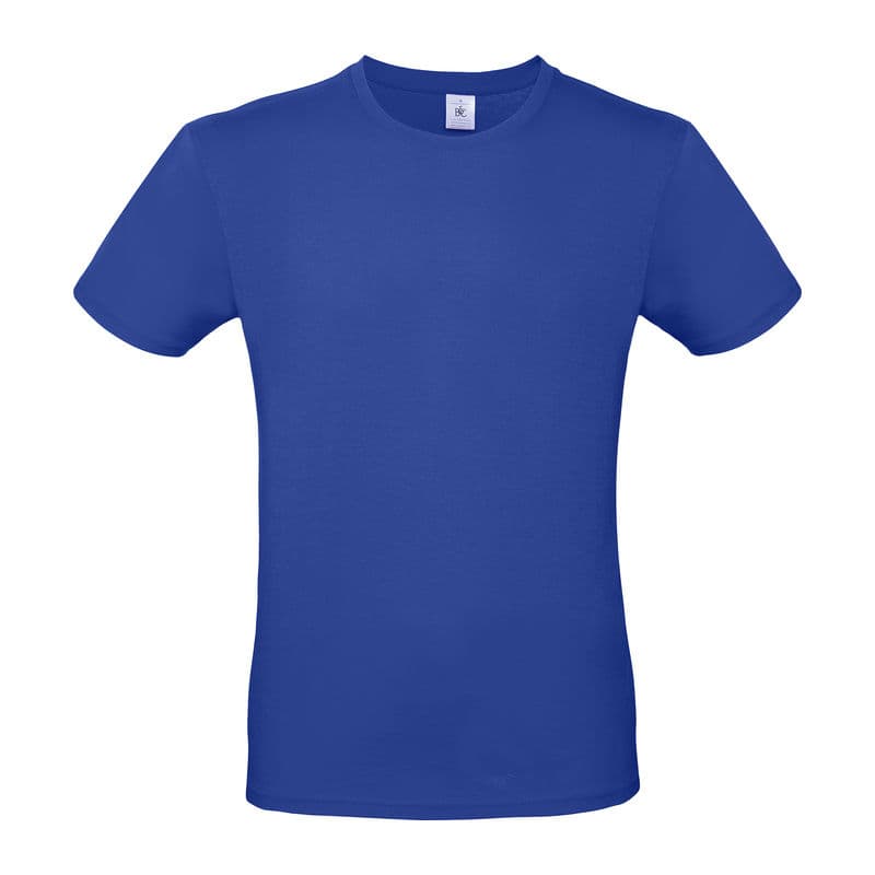 B&C #E150 UNISEX T-SHIRT coloris Bleu cobalt