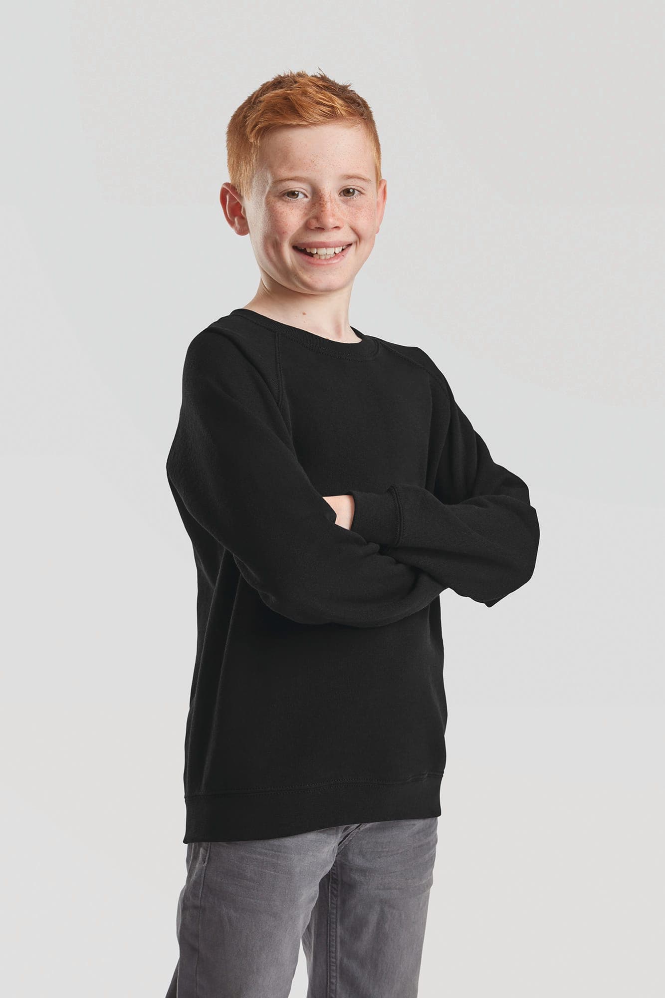 Sweat-shirt enfant manches raglan (62-039-0) en situation