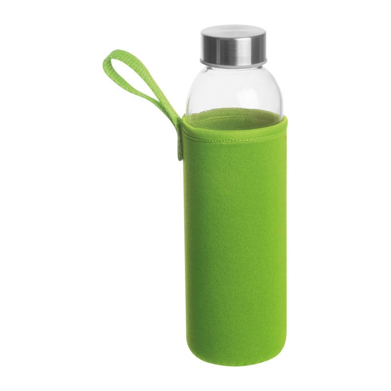 Bouteille en verre « Klagenfurt » coloris Vert clair