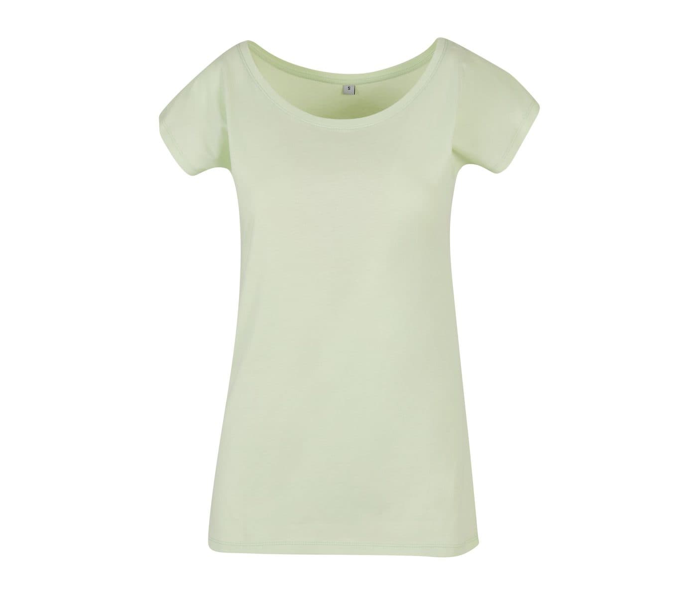 LADIES WIDE NECK TEE coloris Menthe clair