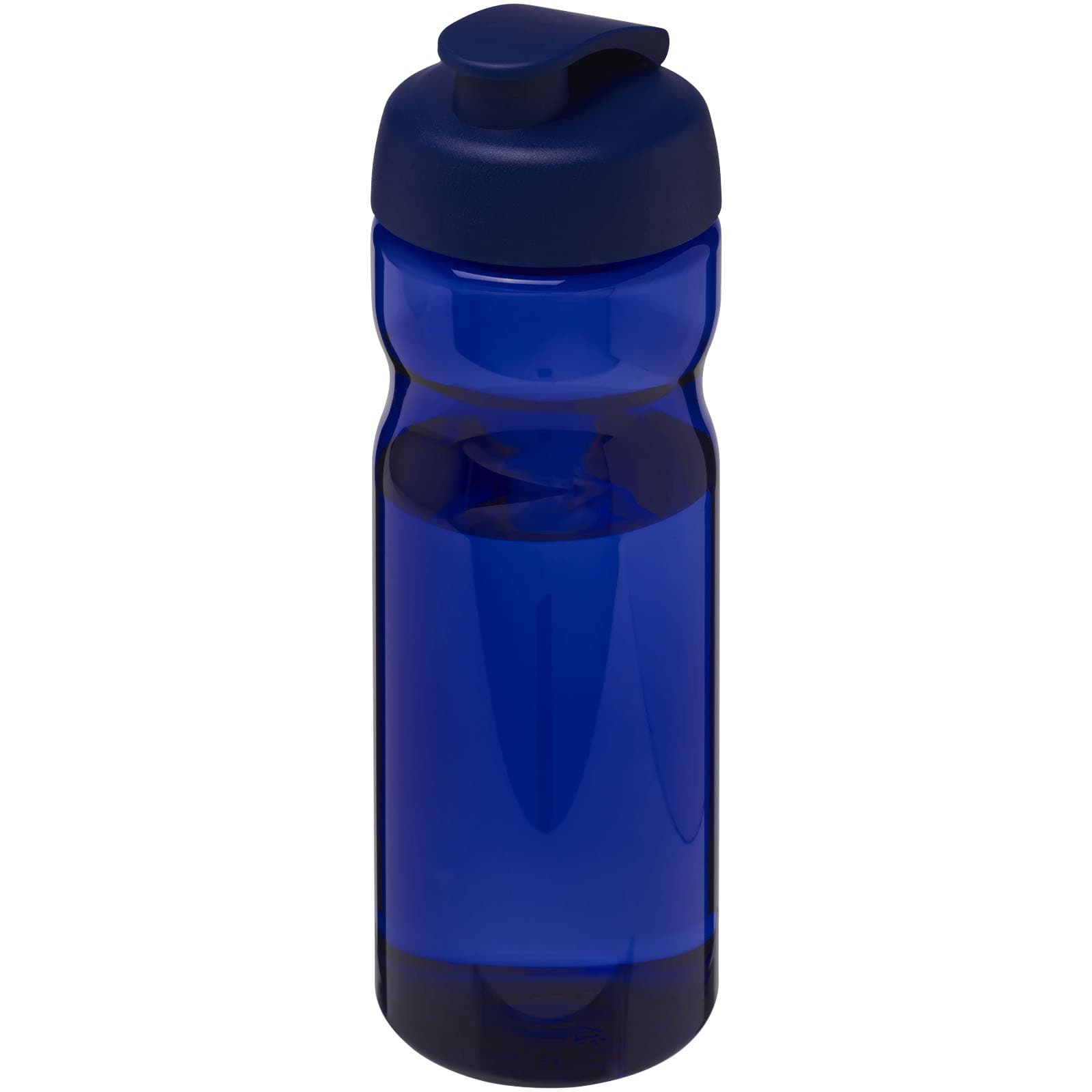 Bouteille de sport H2O Active® Base 650ml avec couvercle à clapet coloris Bleu