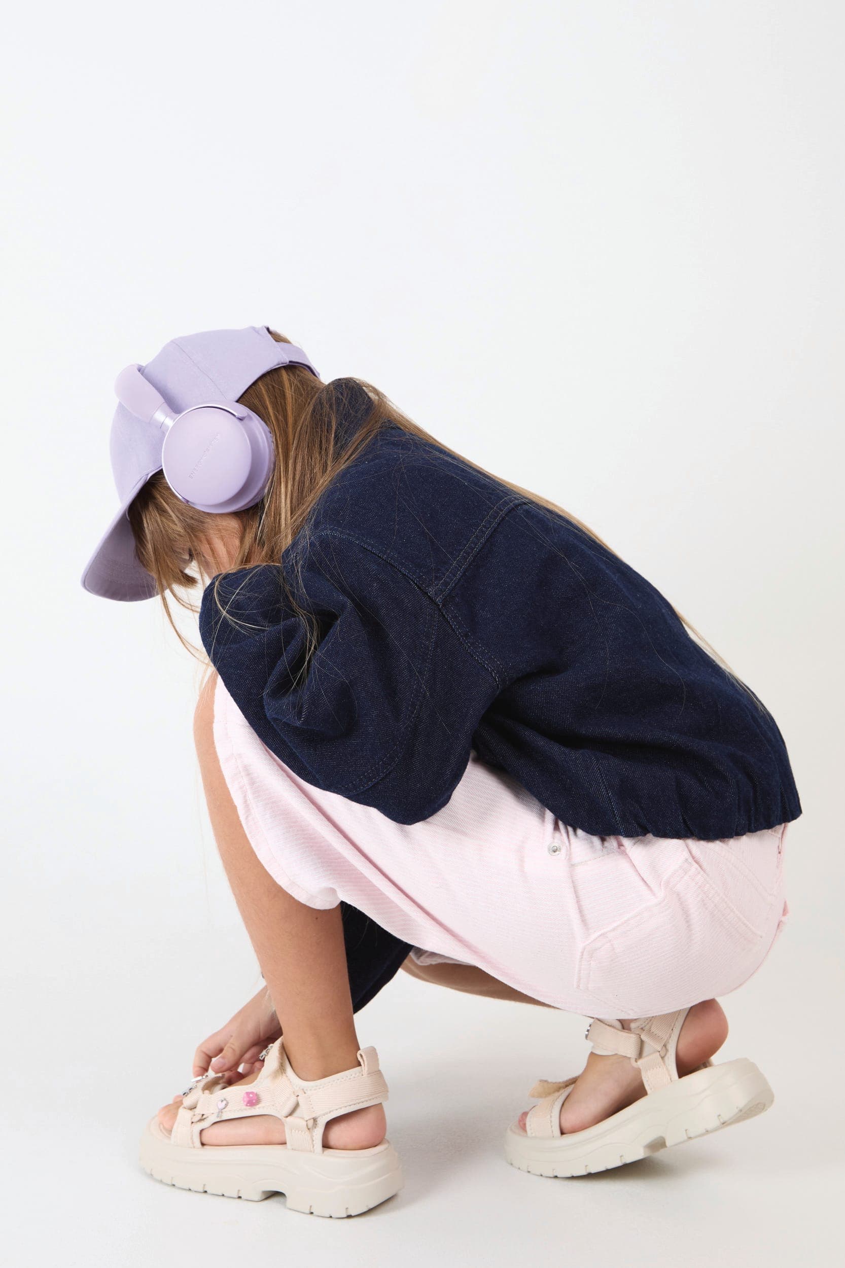 Casquette enfant en coton - 5 panneaux en situation