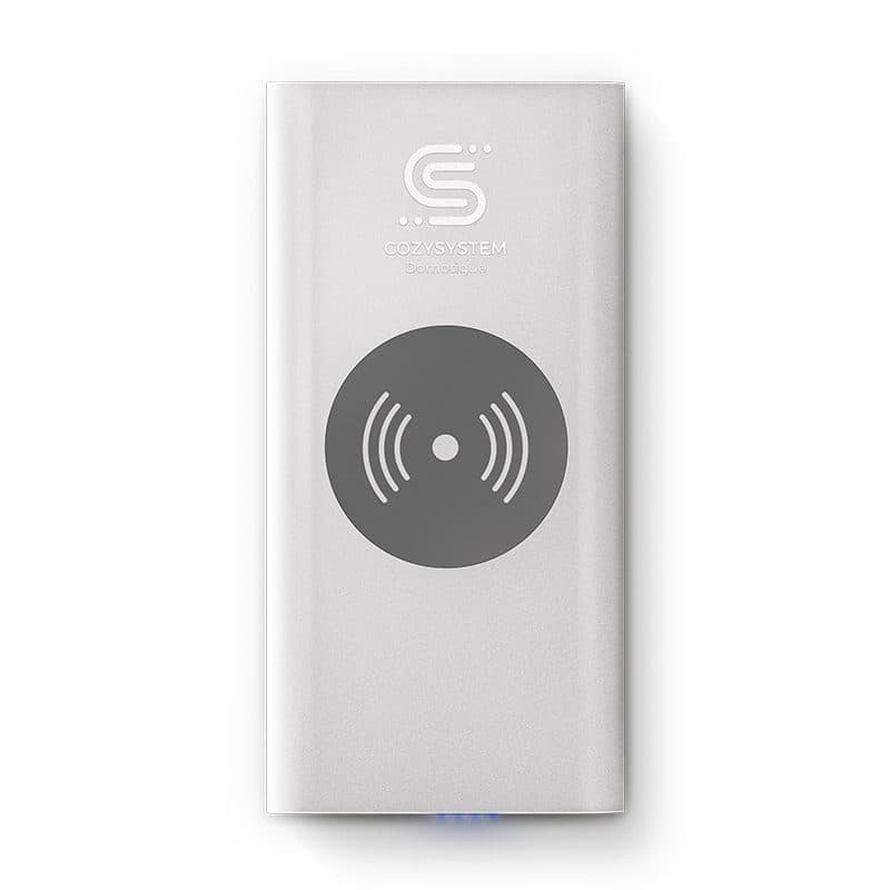 BATTERIE EXTERNE Li-po 8000 mAh ET CHARGEUR PAR INDUCTION en situation