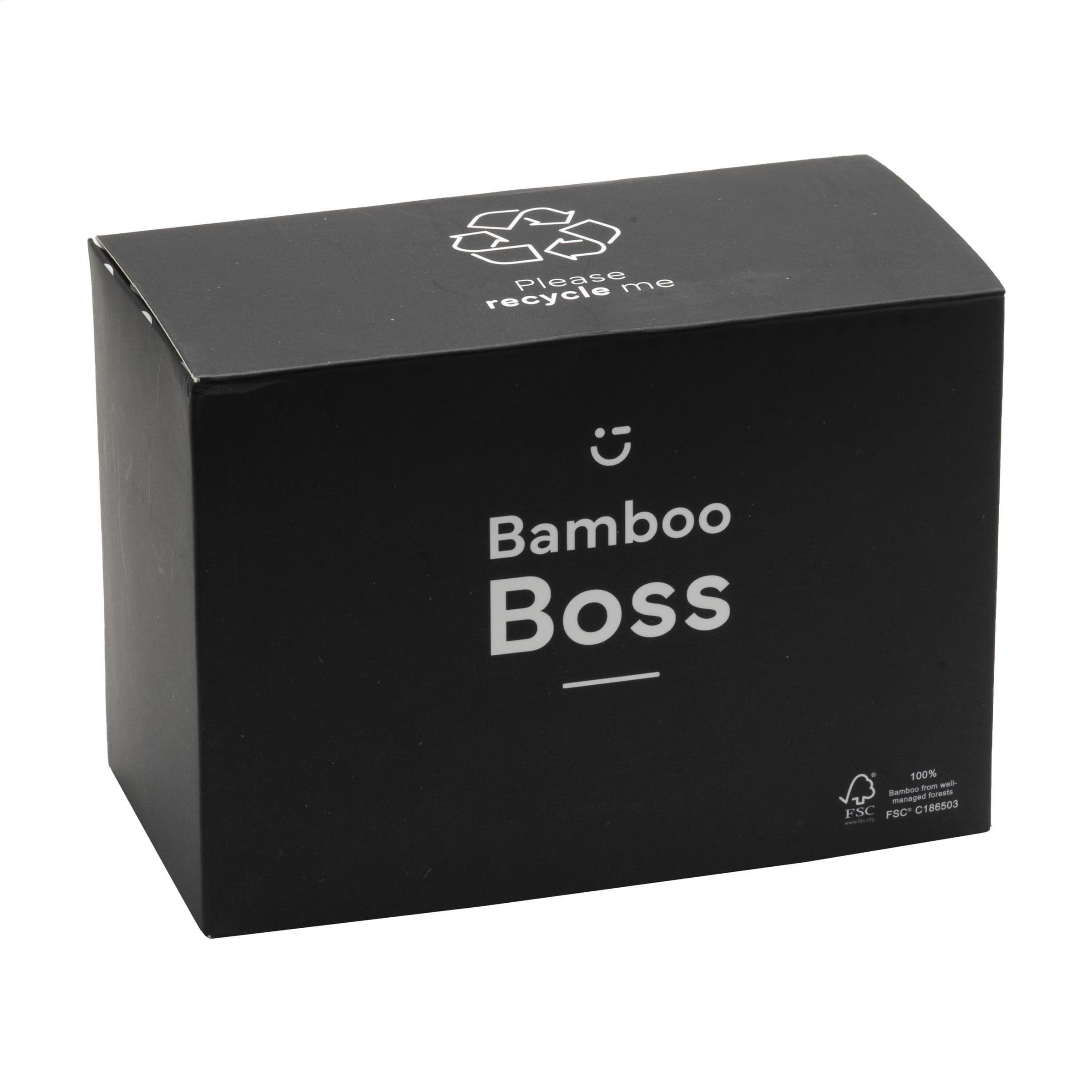 Support de charge/porte-stylo bambou 15W en situation