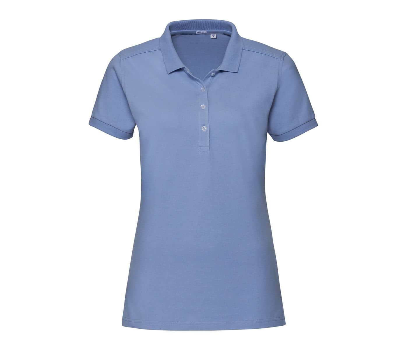 LADIES' FITTED STRETCH POLO coloris Bleu ciel