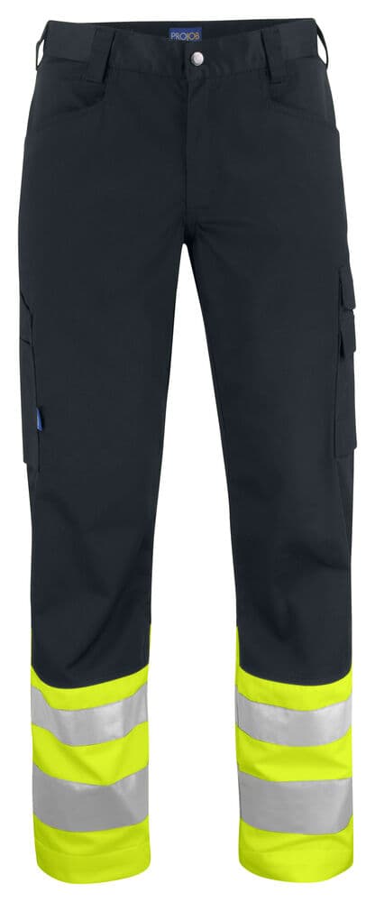 6533 PANTALON DE SIGNALISATION EN ISO 20471 CLASSE 1 coloris Jaune / Noir
