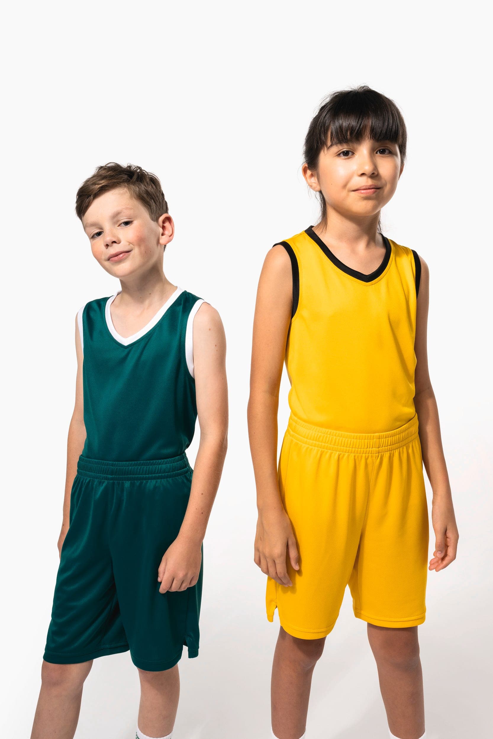 Maillot de basket-ball enfant en situation