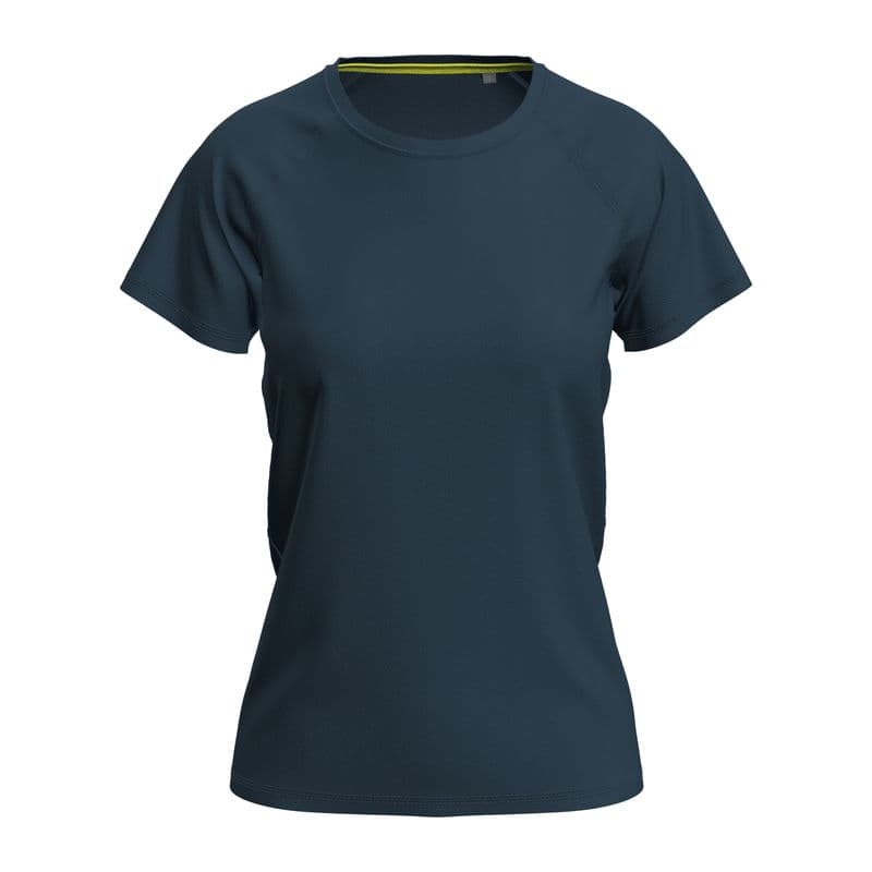 Mesh Raglan Women's T-shirt coloris Bleu marina