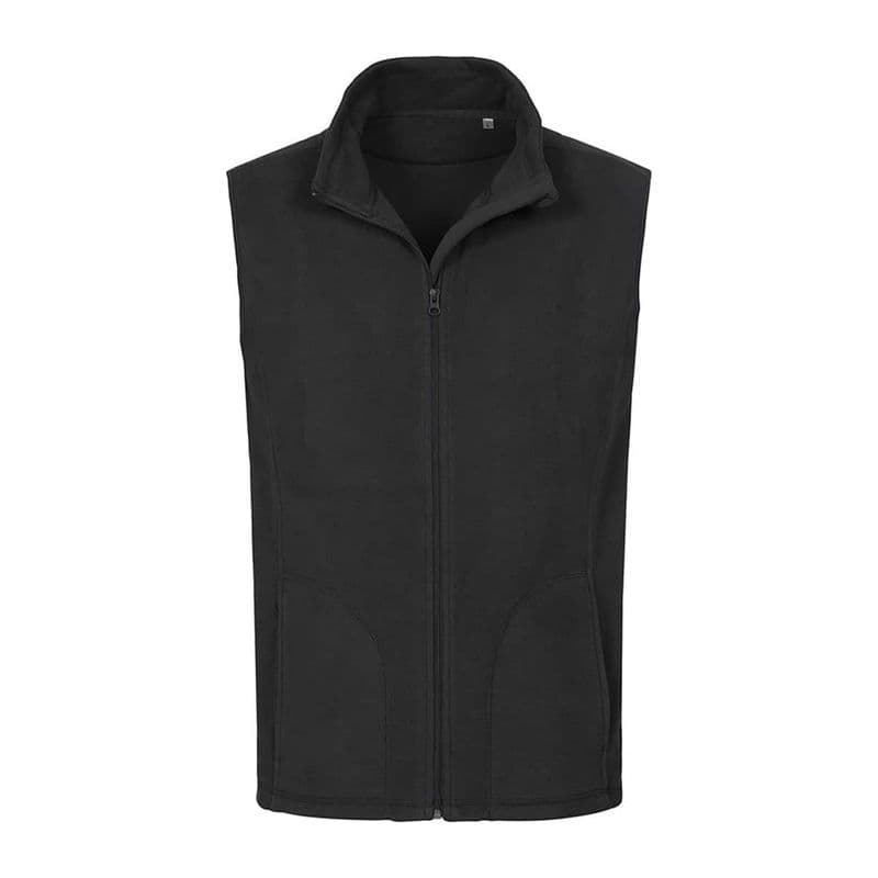 Classic Unisex Fleece Vest coloris Noir opale