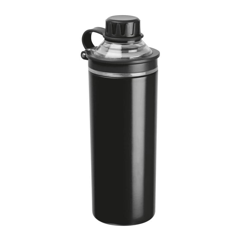 Bouteille en acier inoxydable à double paroi « Monz » coloris Noir
