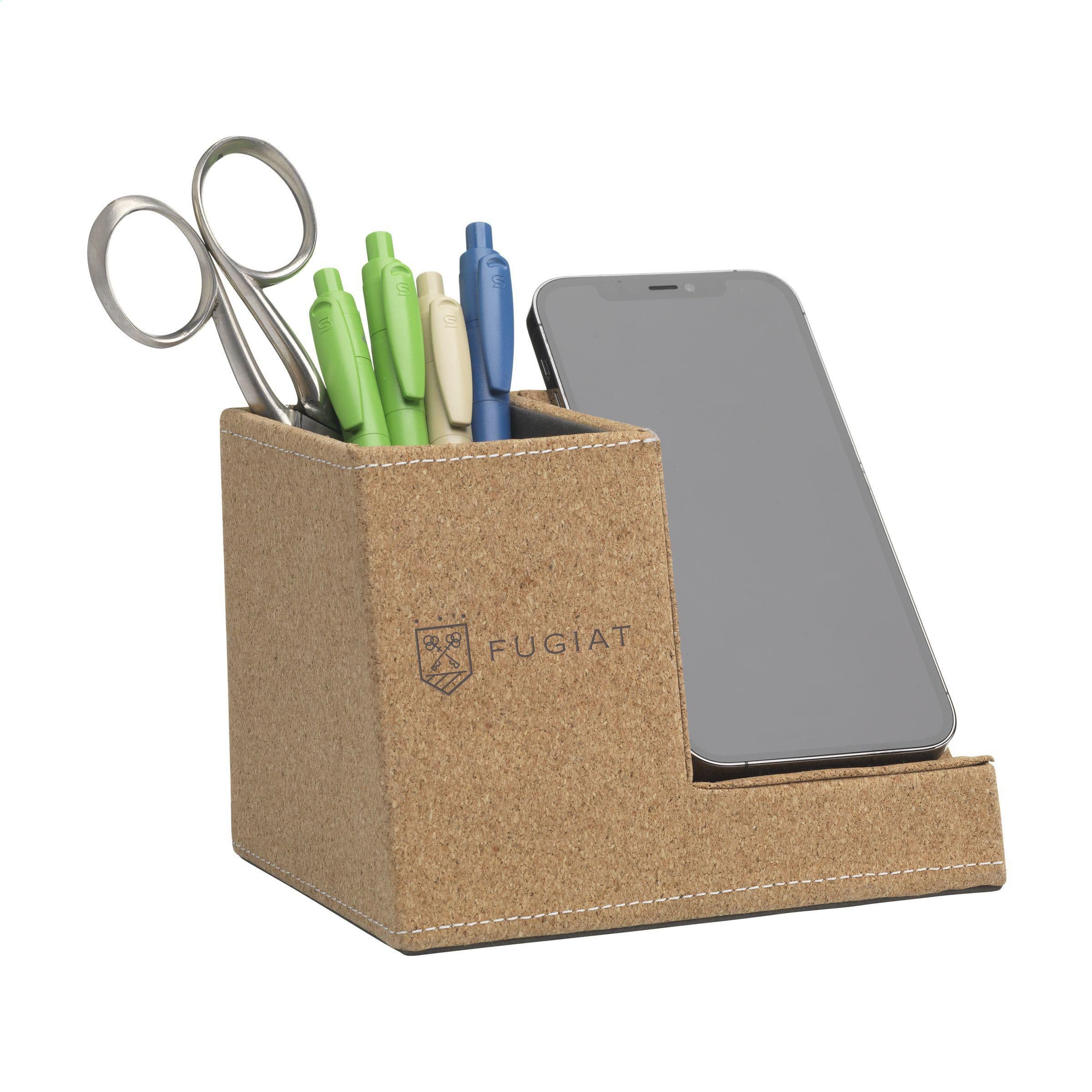 Porte-stylo Ecork chargeur sans fil en situation
