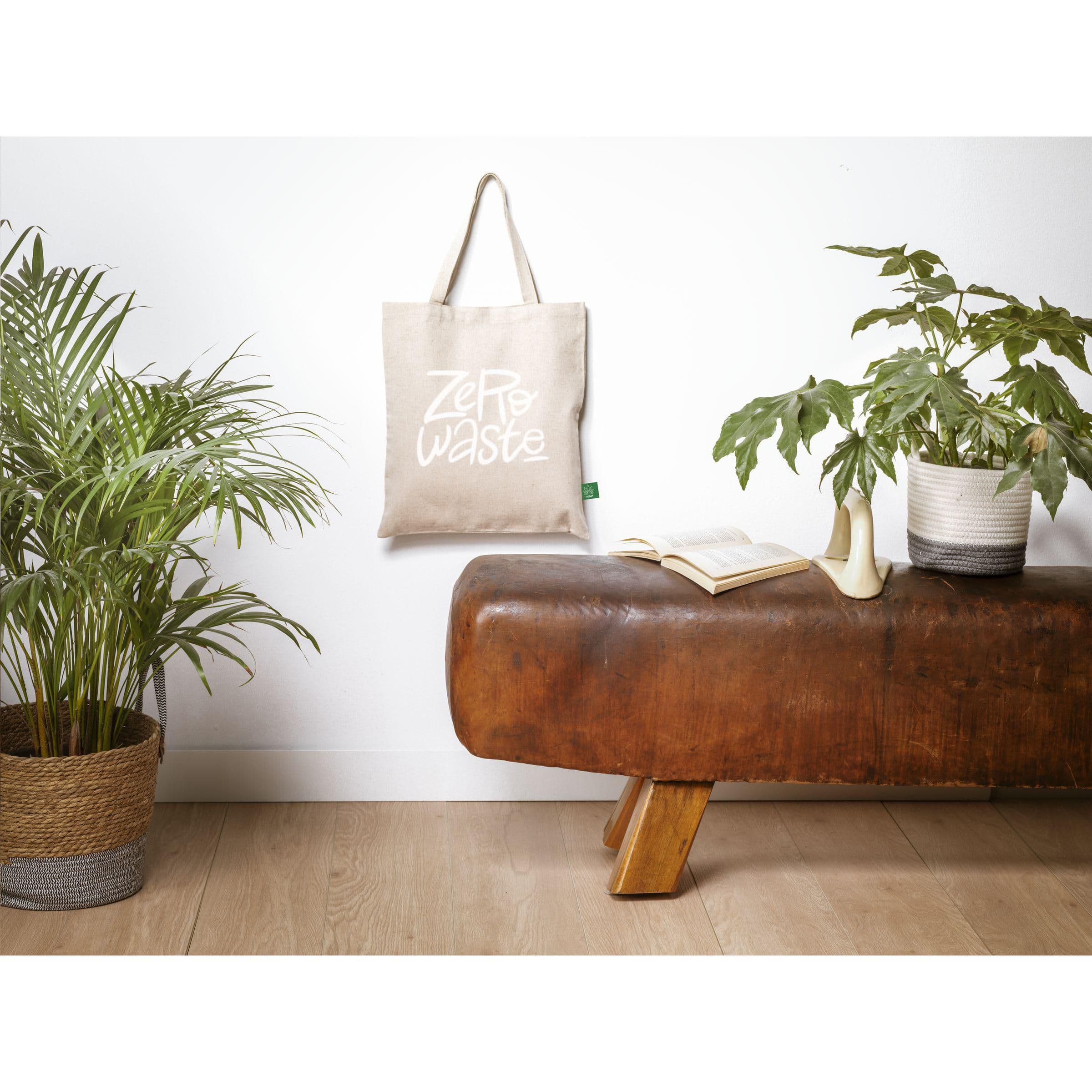 Sac fourre-tout en chanvre (280 g/m²) en situation