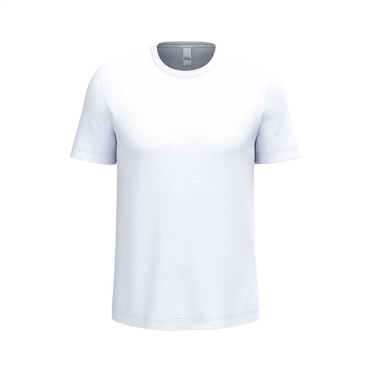 T-shirt sport coloris Blanc