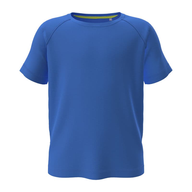 Mesh Raglan Kids' T-shirt coloris Bleu roi vif