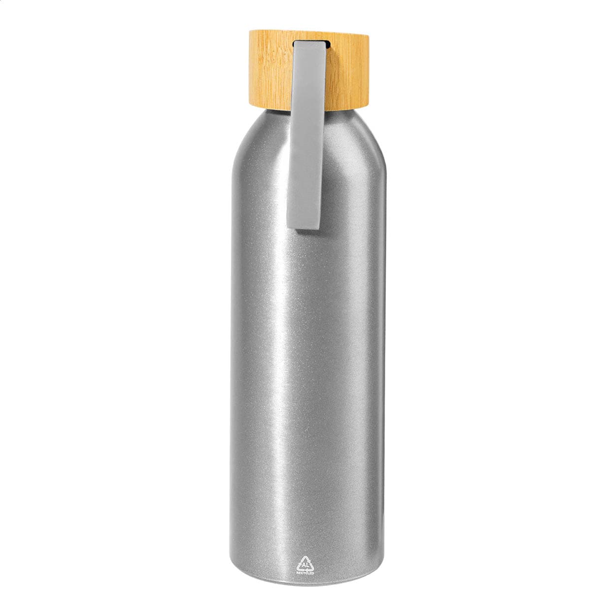 Bouteille en aluminium recyclé coloris Argenté