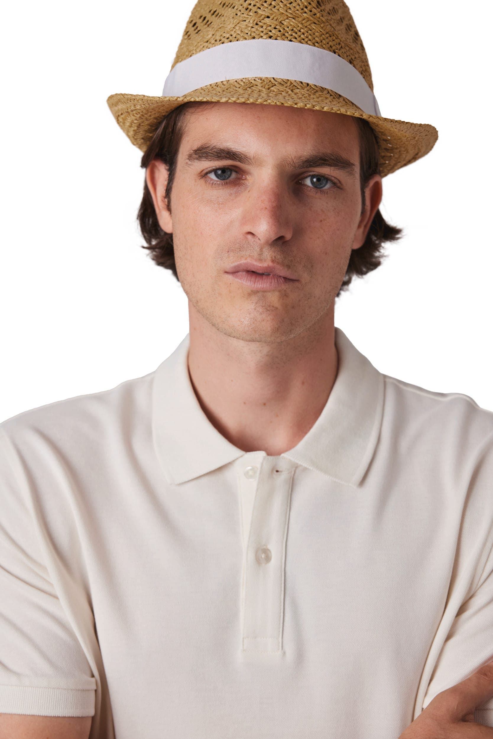 Chapeau style Panama en situation