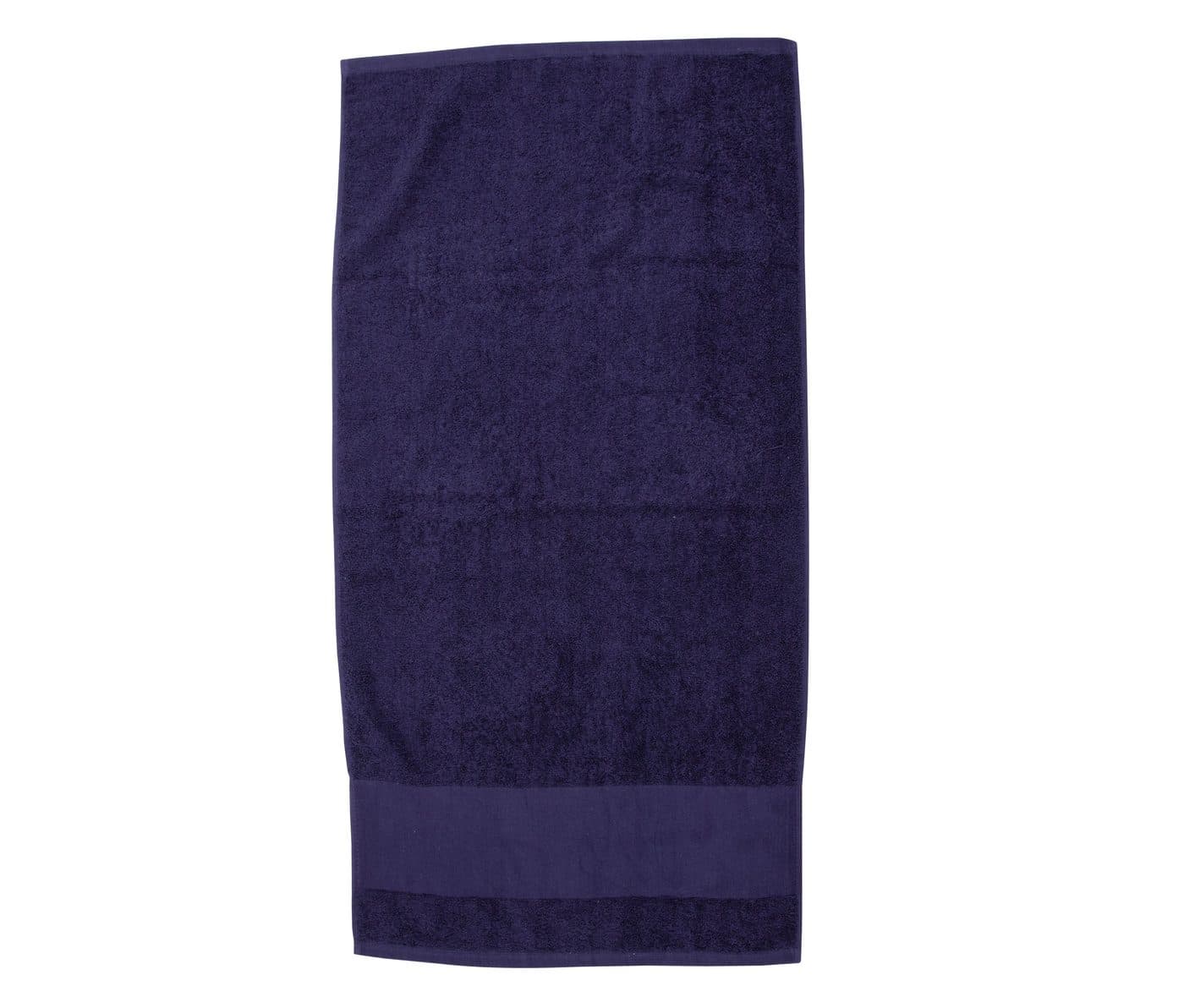 PRINTABLE BORDER HAND TOWEL coloris Marine