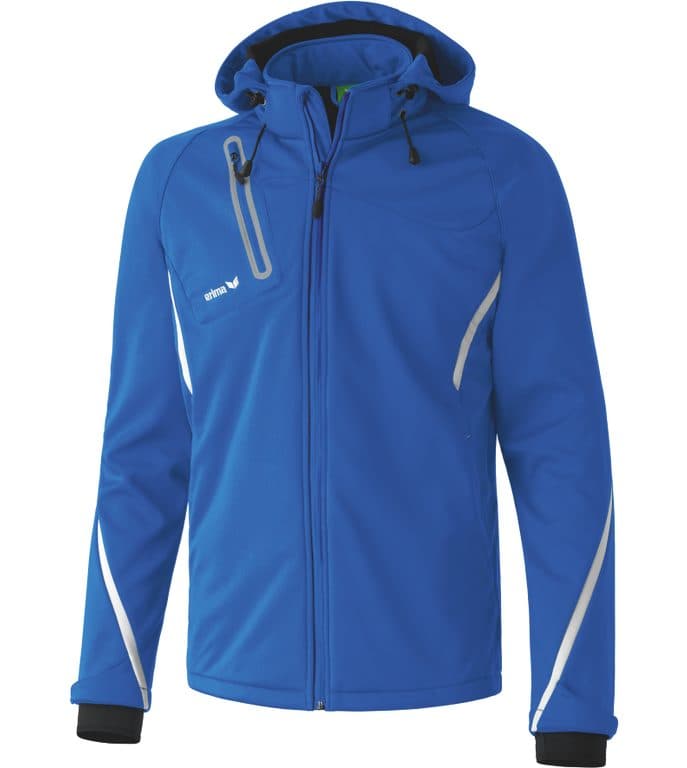 Fonction veste Softshell coloris Bleu roi / Blanc