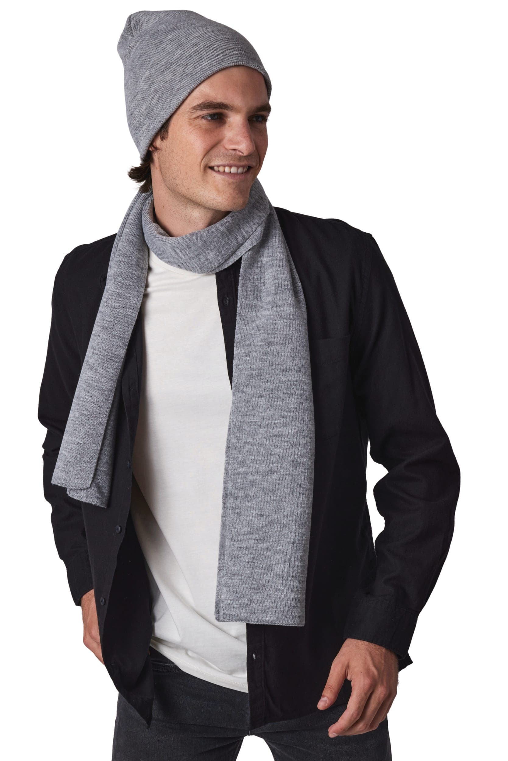 Bonnet en tricot en situation