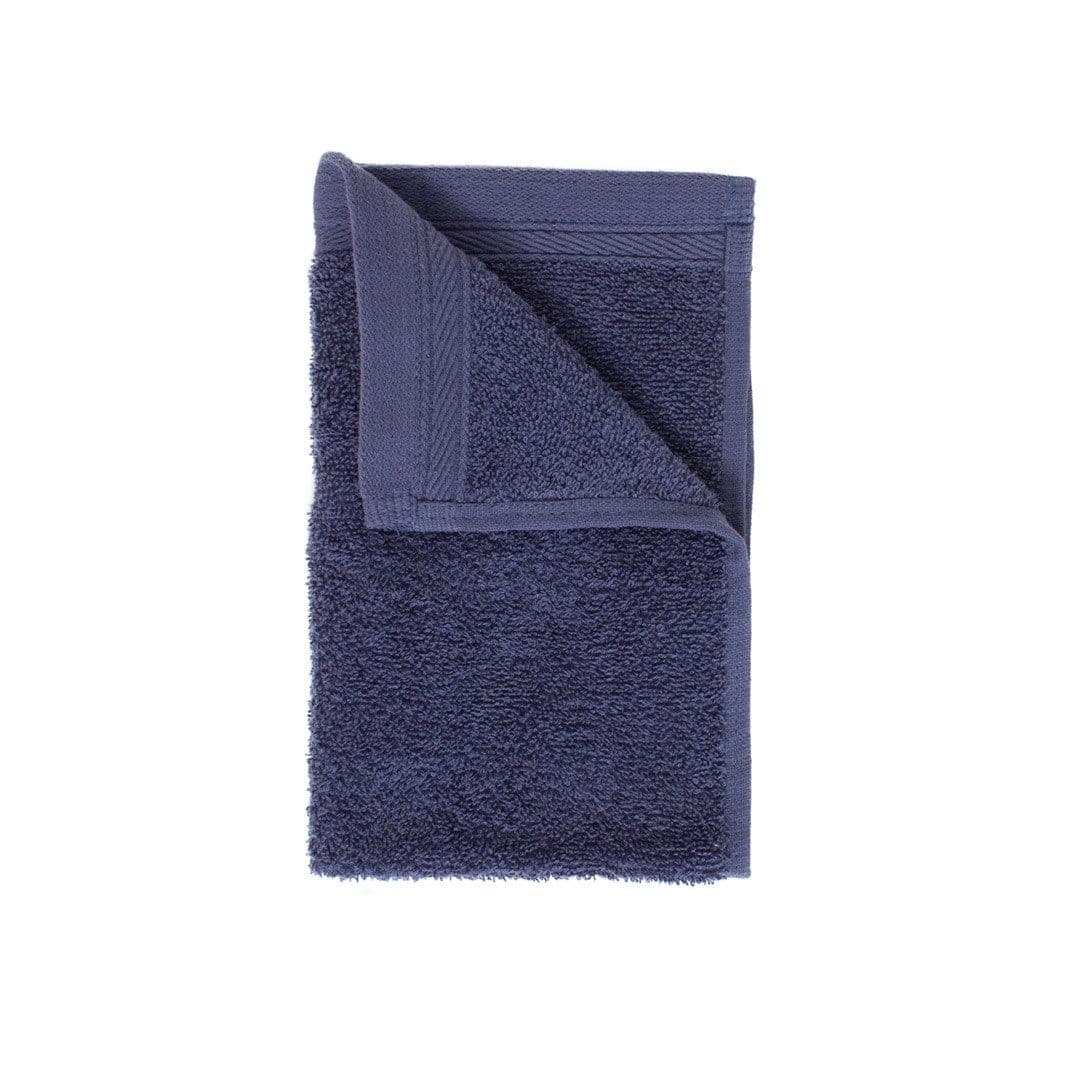 ORGANIC GUEST TOWEL coloris Denim délavé
