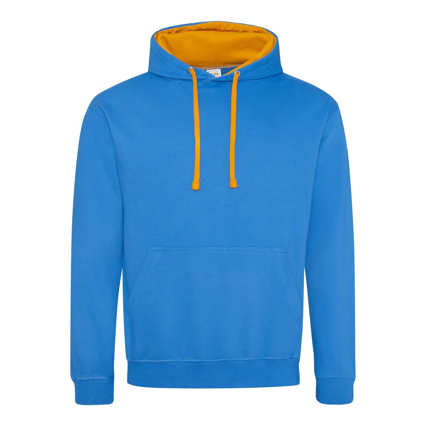 VARSITY HOODIE coloris Bleu saphir / Orange crush