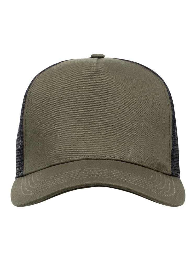 Clique Trucker cap coloris Vert militaire / Noir