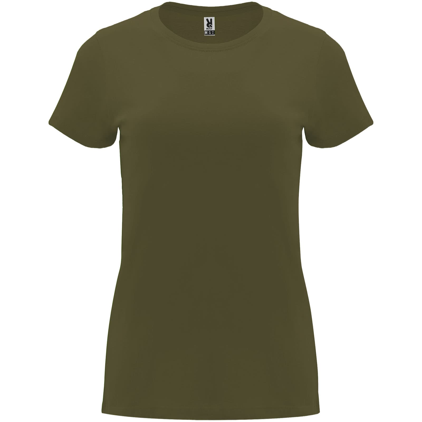 T-shirt de 170 g/m² Capri à manches courtes pour femme coloris Vert militaire