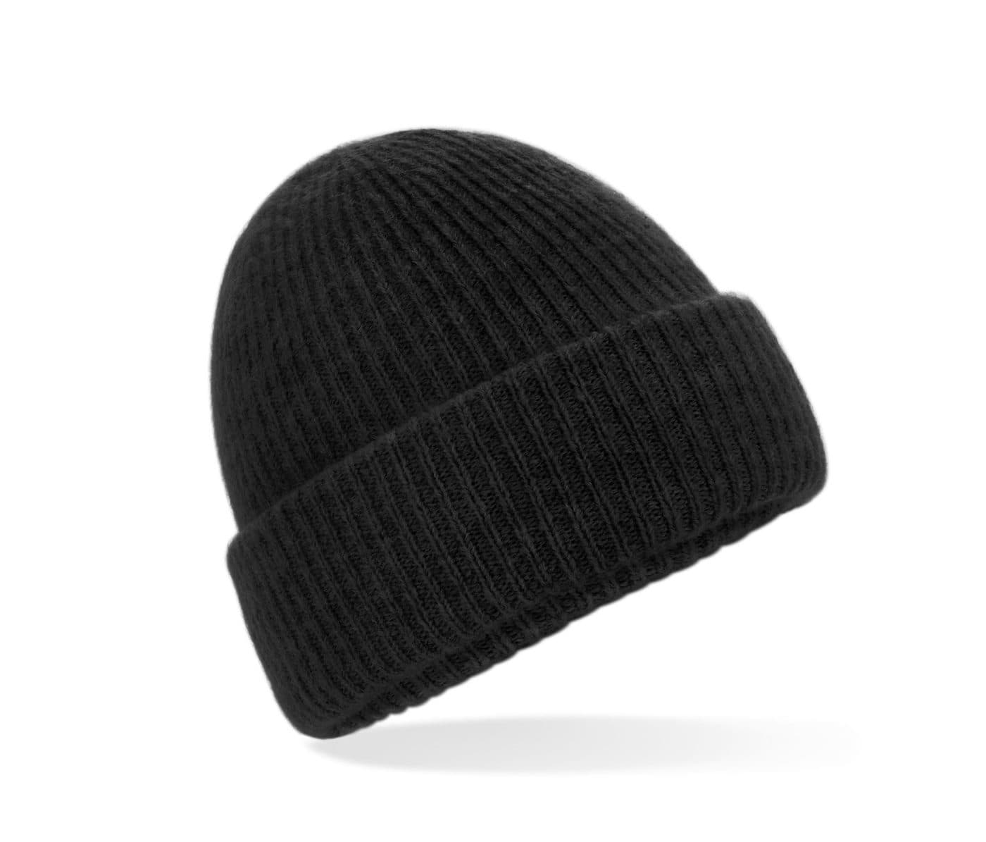 COSY RIBBED BEANIE coloris Noir chiné