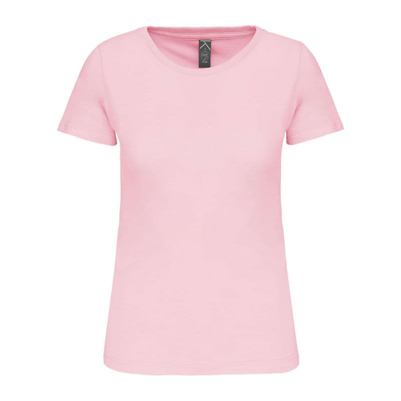 Ladies' Bio150Ic Crew Neck T-Shirt coloris Rose pâle