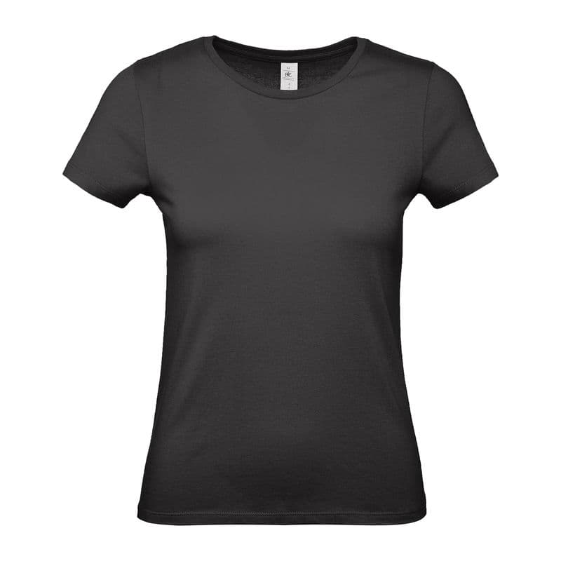 B&C #E150 WOMEN T-SHIRT coloris Noir