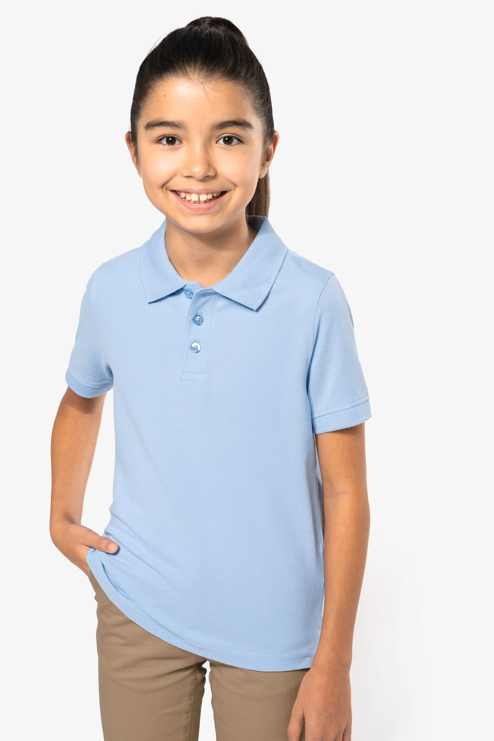 Polo manches courtes enfant en situation