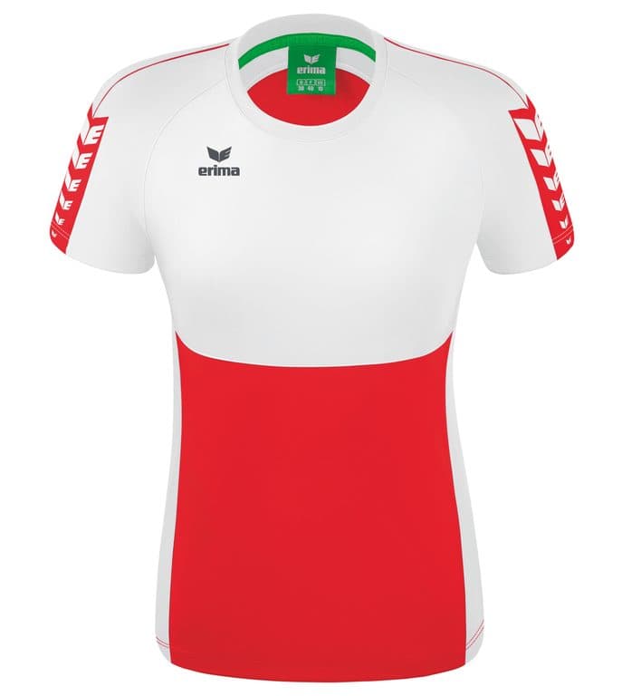 T-shirt Six Wings coloris Rouge / Blanc