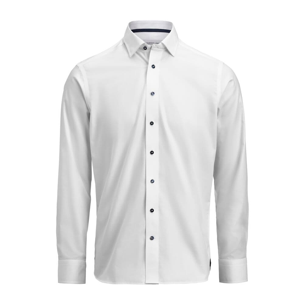 Yellow Bow 56 Coupe Slim coloris Blanc / Marine