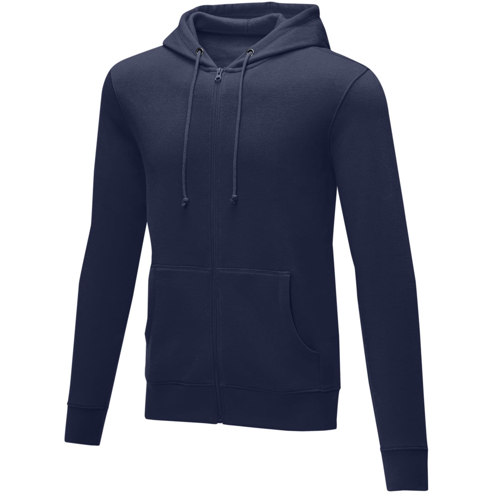 Sweat à capuche zippé de 240 g/m² Charon pour homme coloris Marine