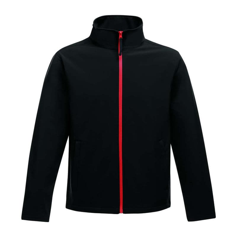 Ablaze Men'S Printable Softshell coloris Noir / Rouge classique