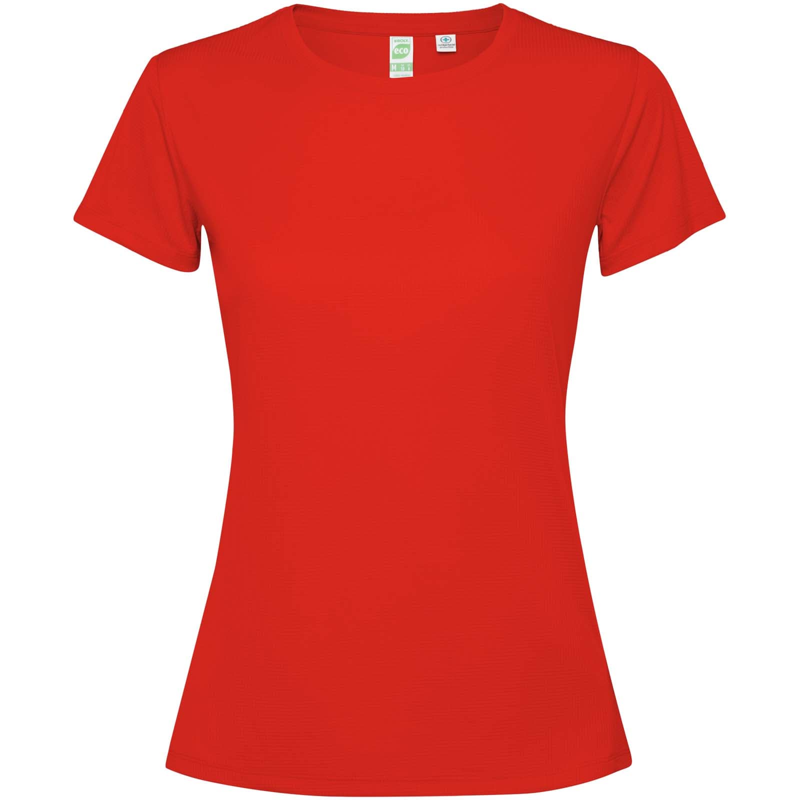 T-shirt de 125 g/m² Estoril à manches courtes pour femme coloris Rouge