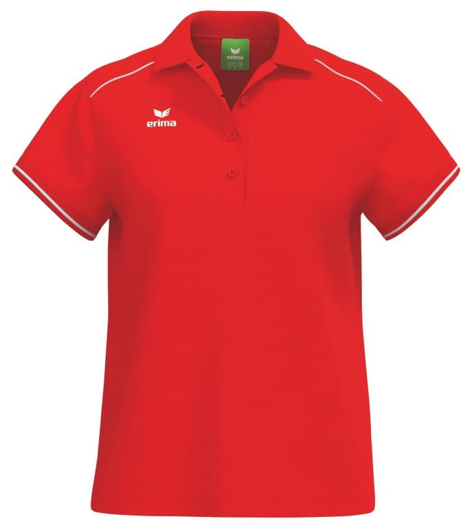 CMPT Poloshirt coloris Rouge / Blanc