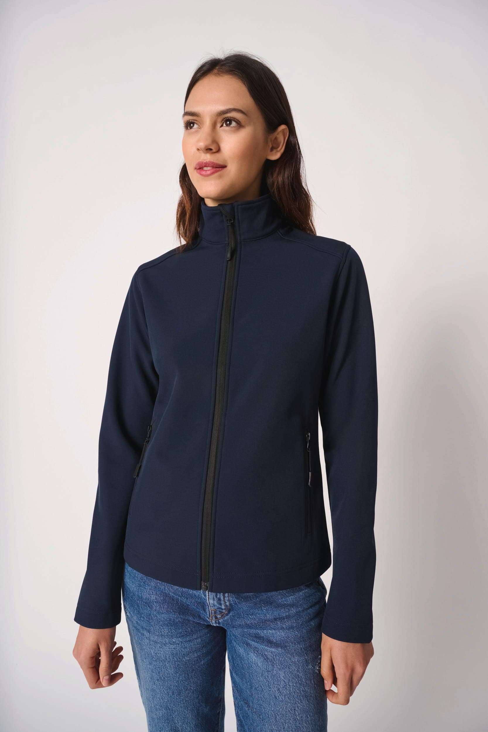 Veste softshell 2 couches femme en situation