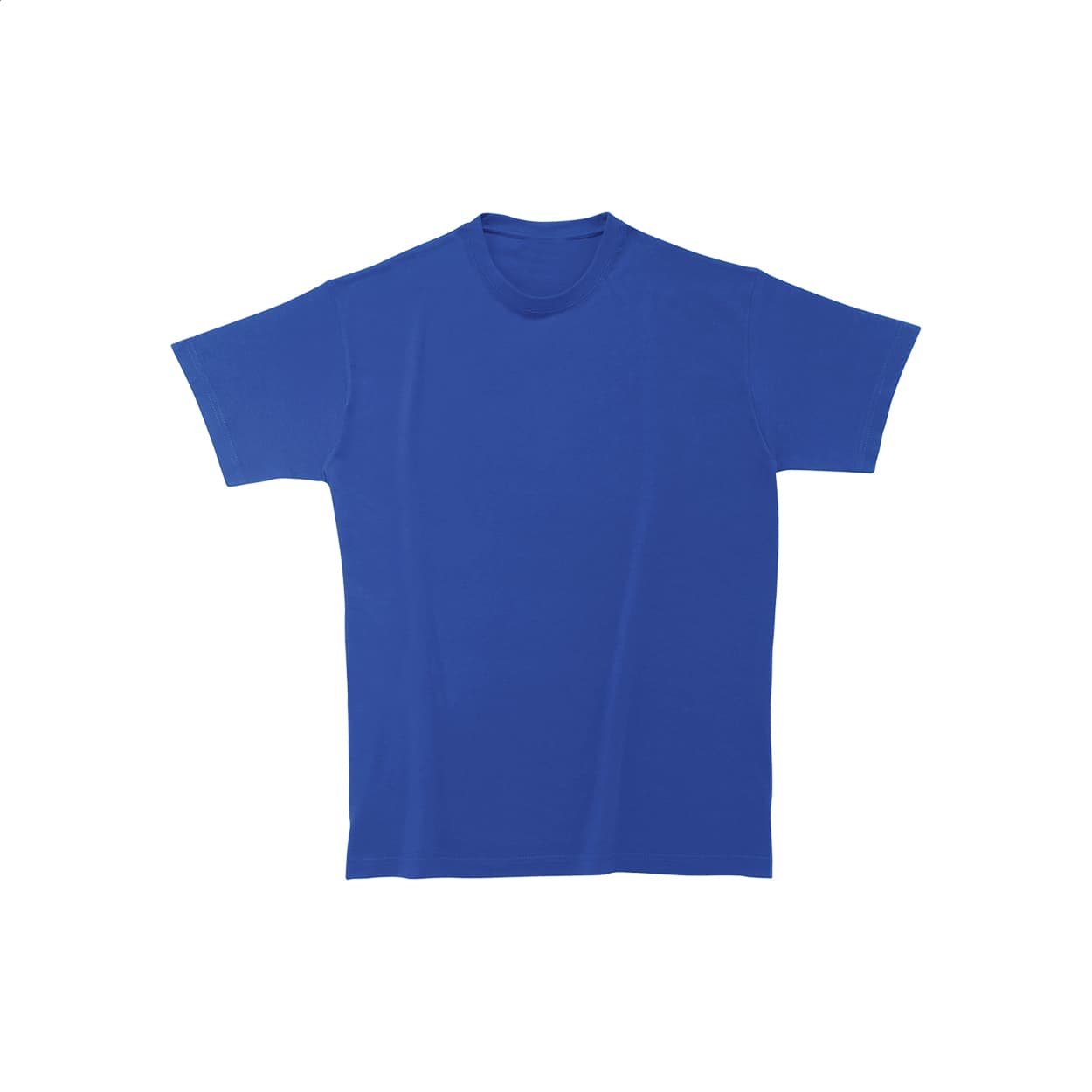 T-shirt en coton ringspun coloris Bleu