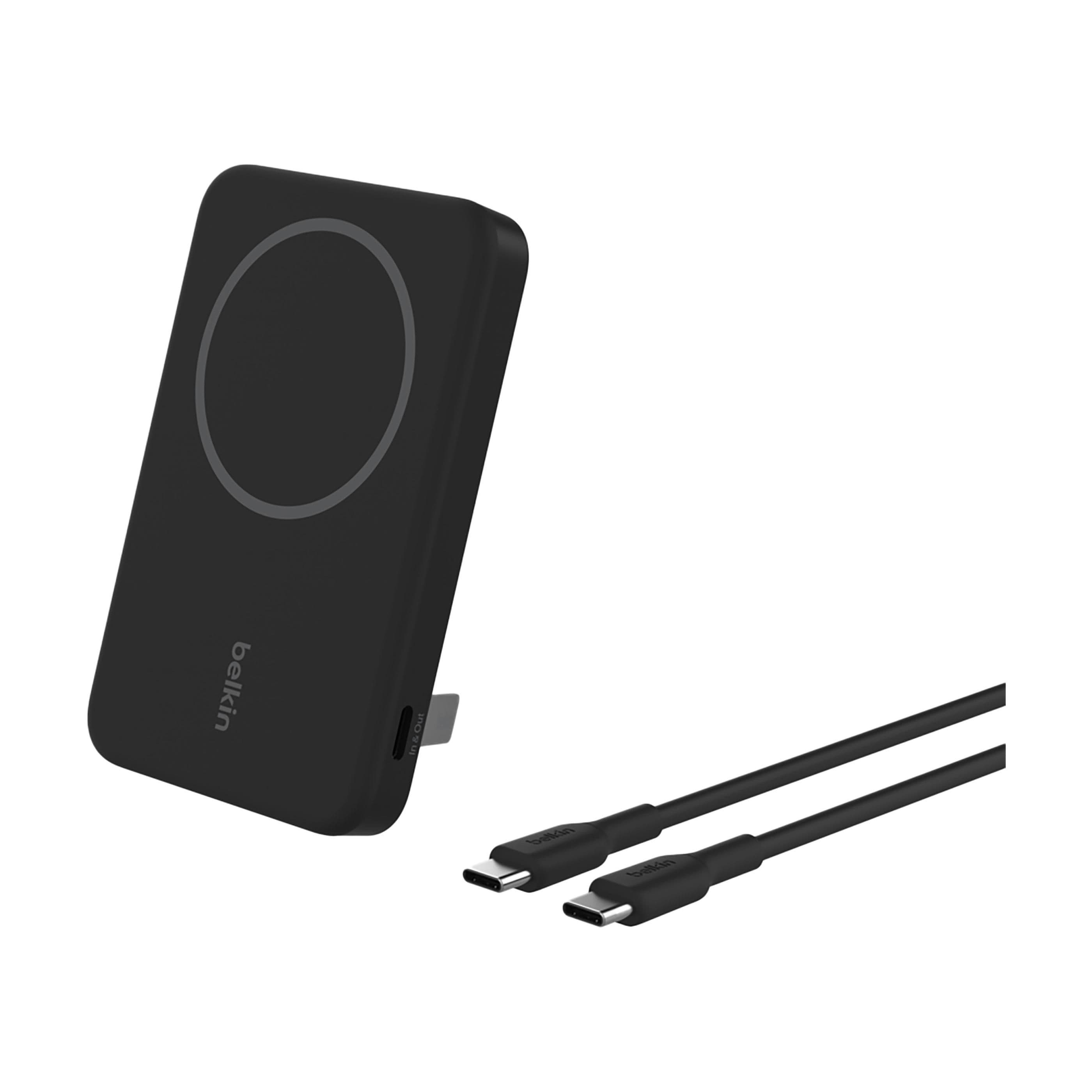Banque d'énergie Belkin 5K Qi2 MagSafe avec support en situation