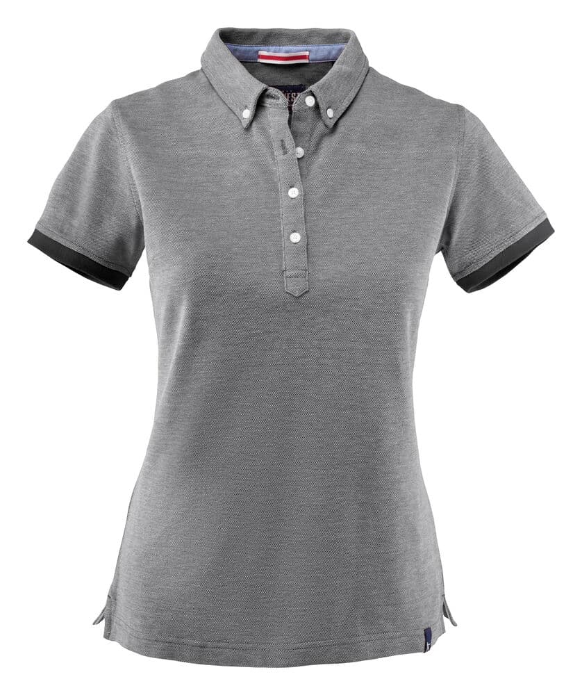 Larkford Polo Piqué Femme coloris Noir Mélange