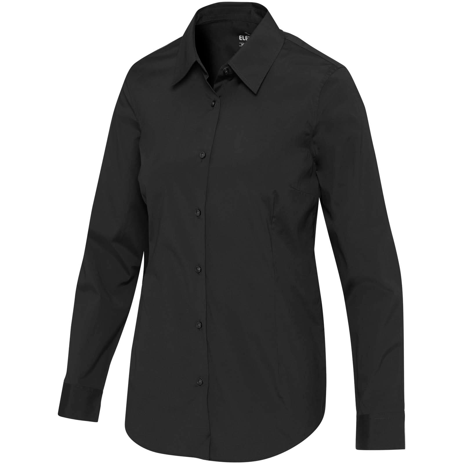 Chemise en popeline femme de 133 g/m² Carnelian coloris Noir