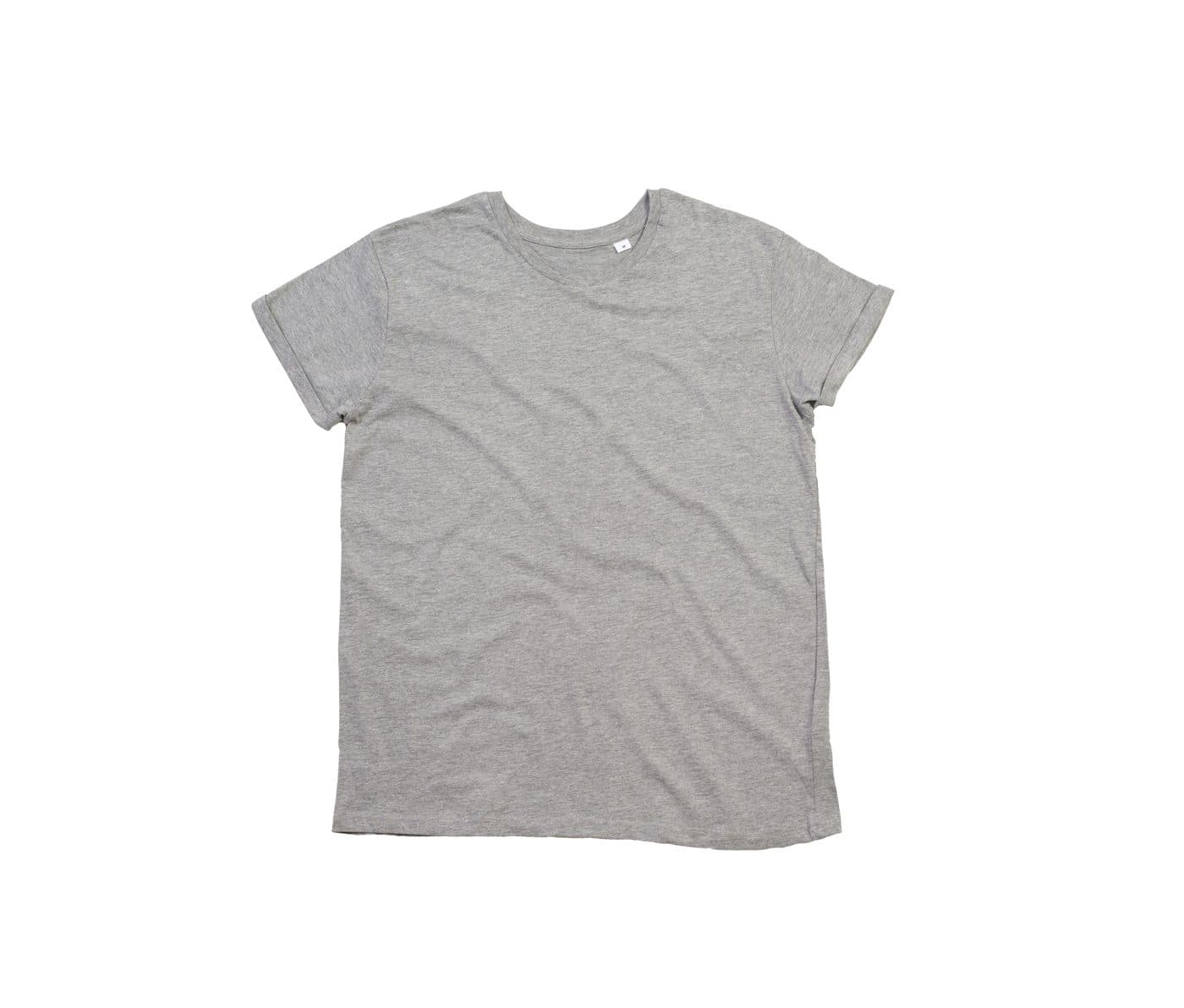 MEN'S ROLL SLEEVE T coloris Gris chiné
