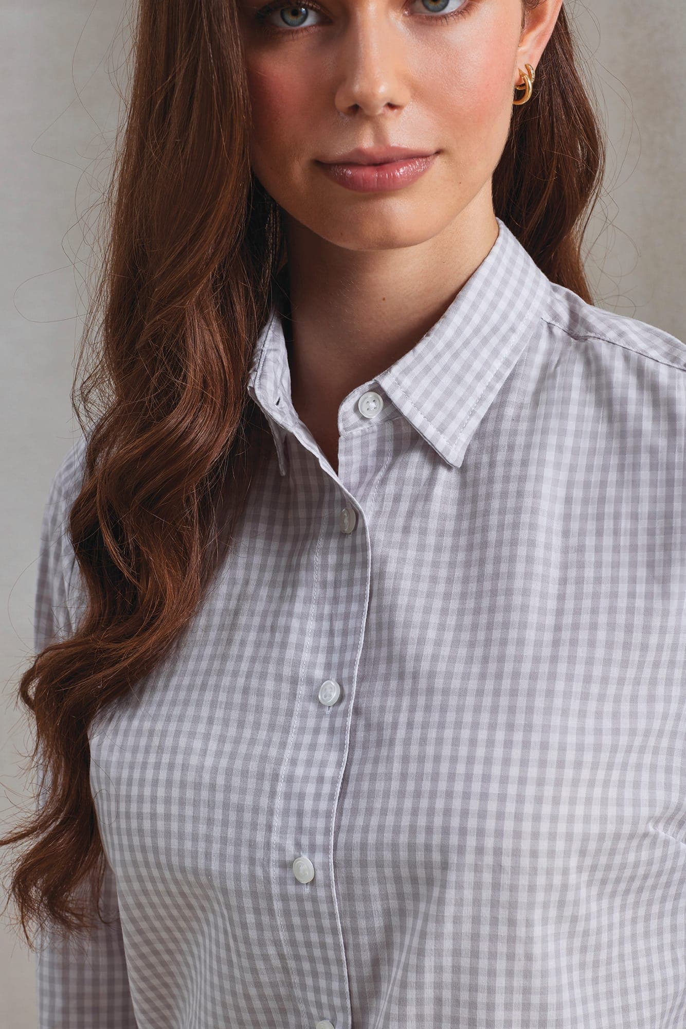 Chemise vichy gros carreaux en situation