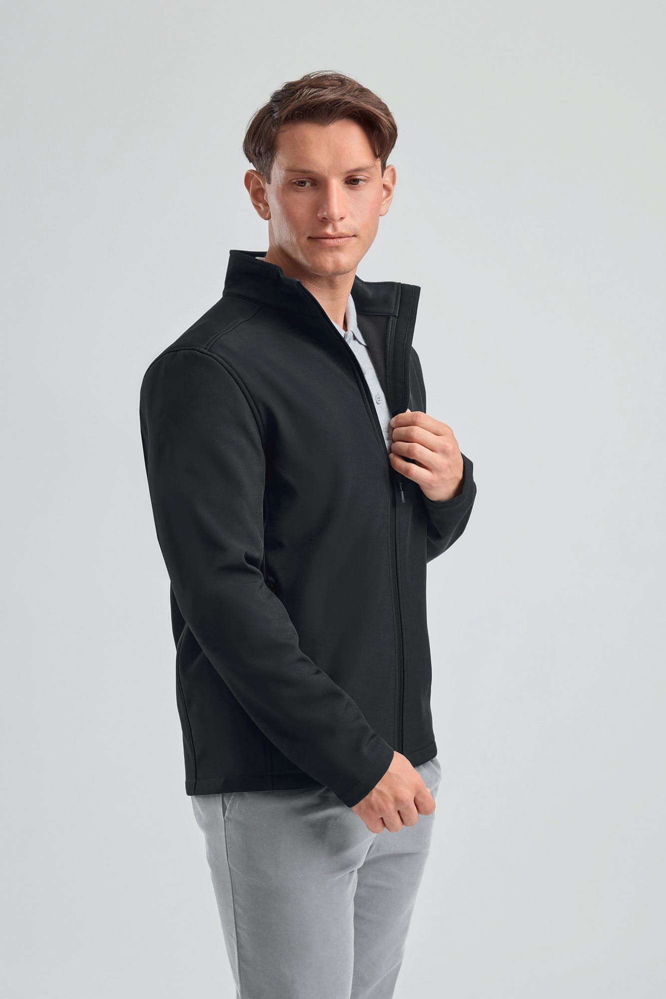 Veste softhsell Essential en situation