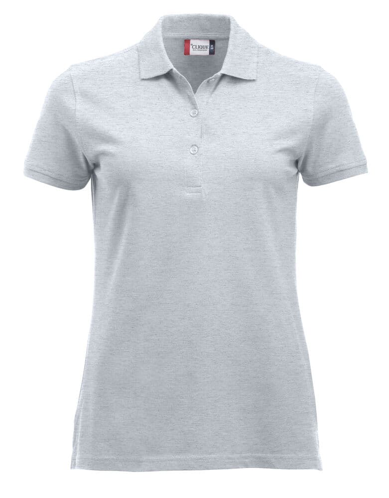 Clique Classic Marion S/S Polo coloris Gris cendré