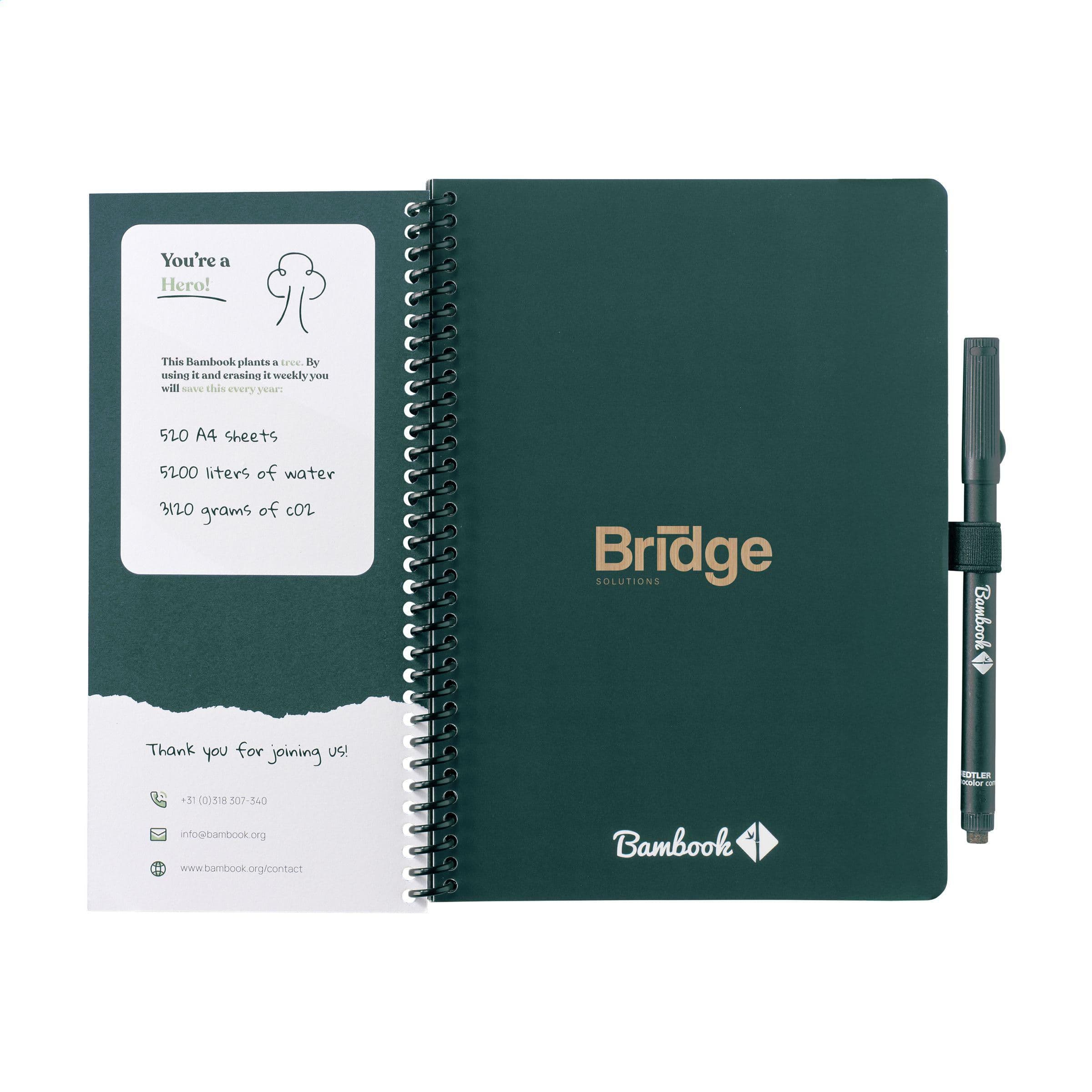 Carnet de notes Bambook Classic Original A5 en situation
