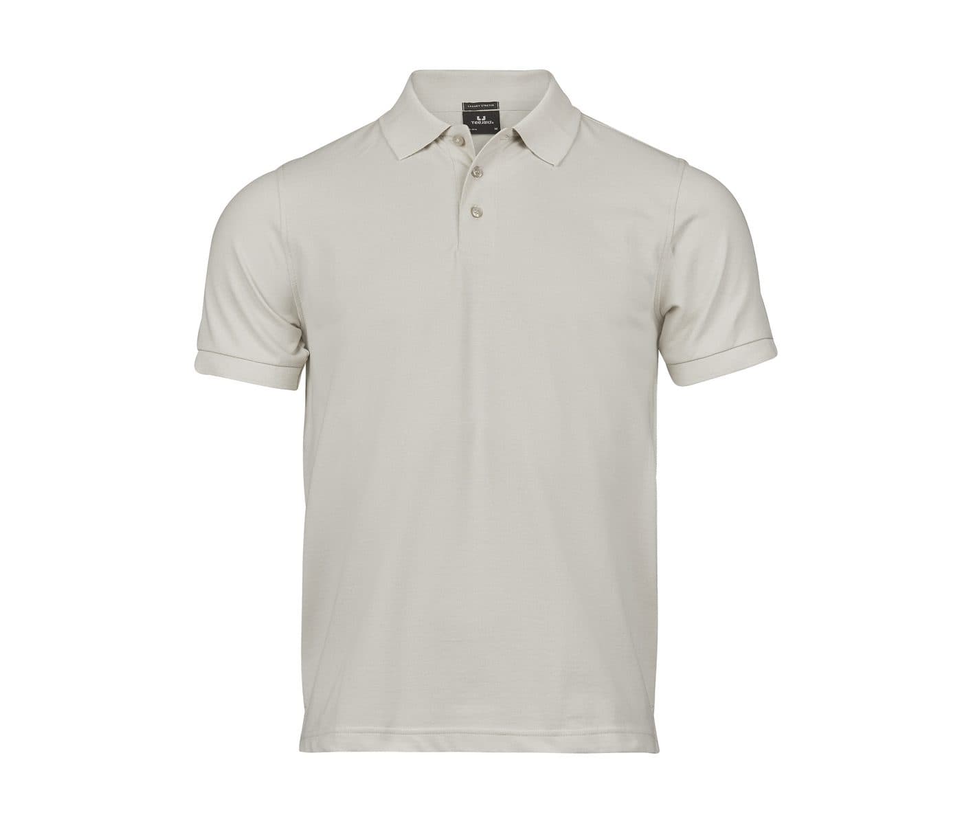 LUXURY STRETCH POLO coloris Gris ciment