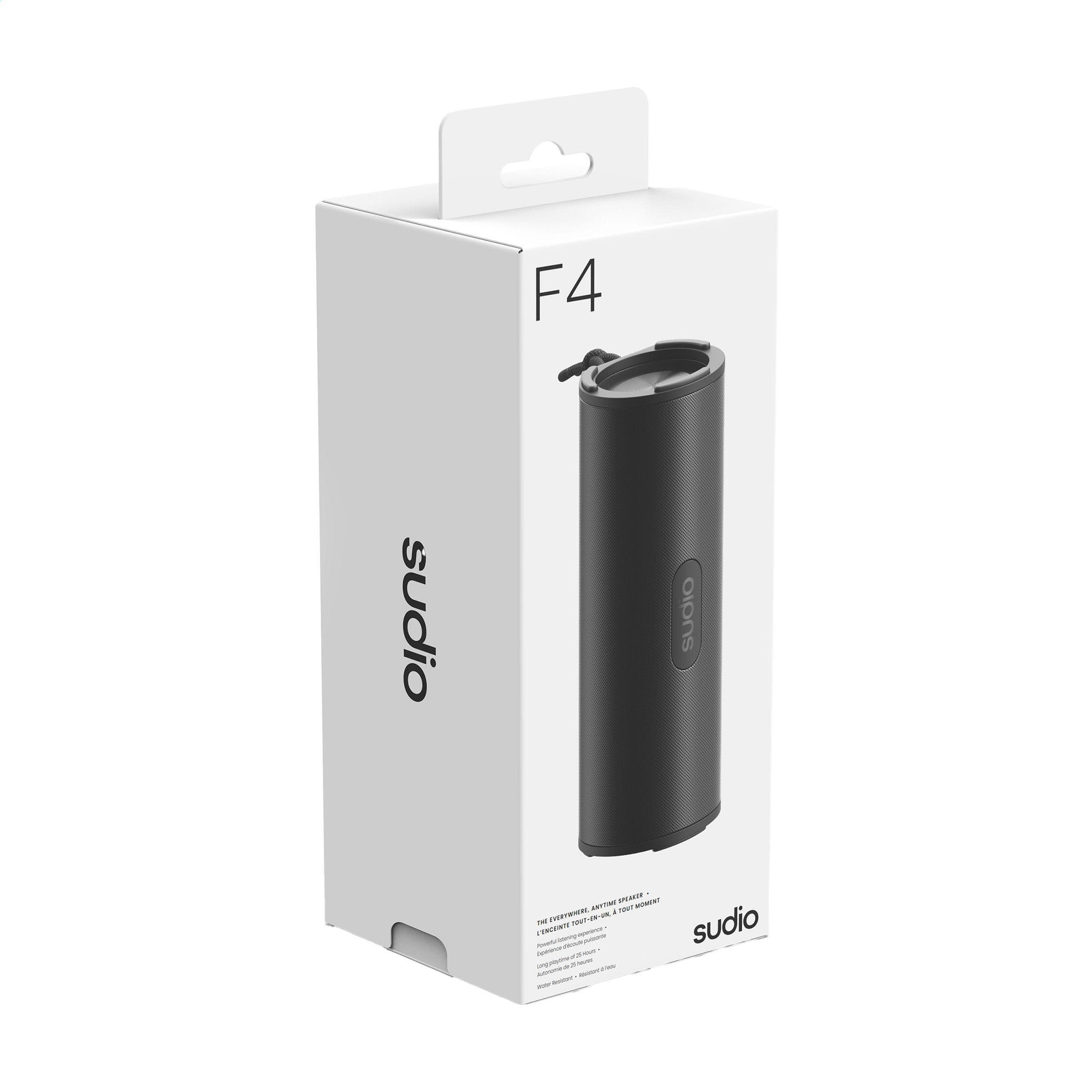Enceinte Bluetooth Sudio F4 en situation