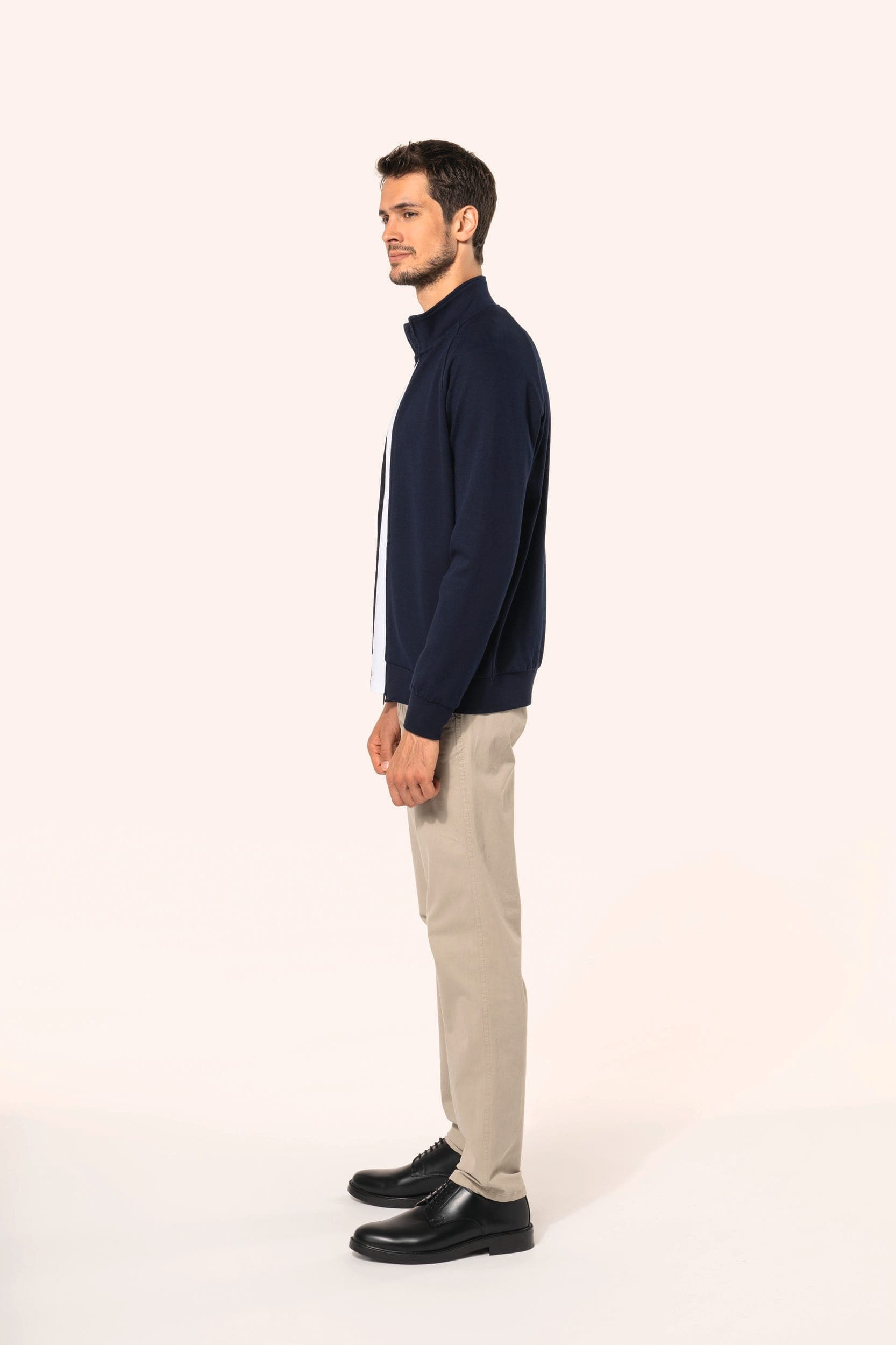 Veste zippée homme en situation